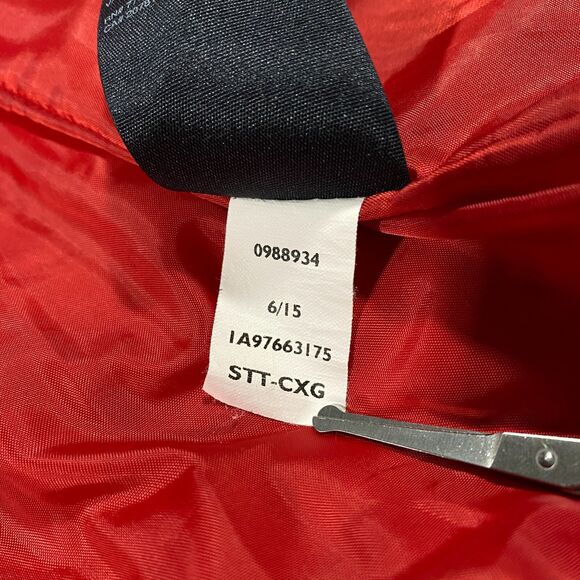 Tommy Hilfiger Quilted Down Fill Plaid Puffer Vest Womens X-Large Blue Red White - Picture 13 of 16